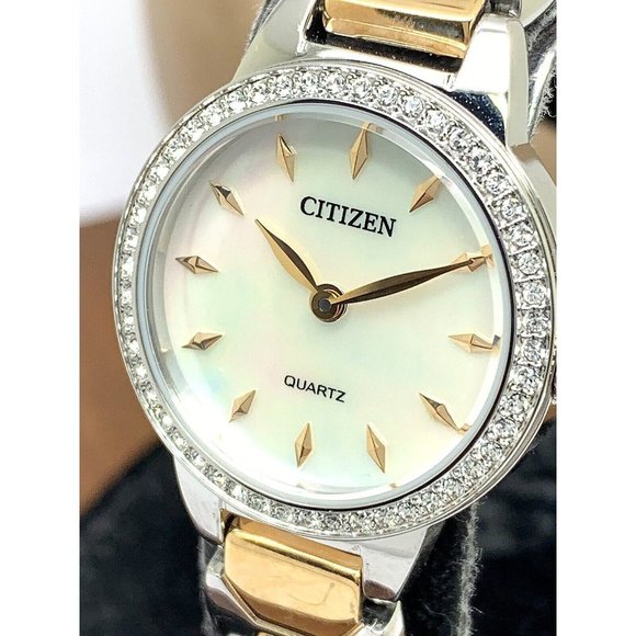 Citizen Women's Watch EZ7016-50D Quartz Mother of Pearl Dial Petite 24mm… - Picture 1 of 13